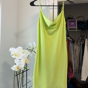 Forever 21 Strapless Lime Dress